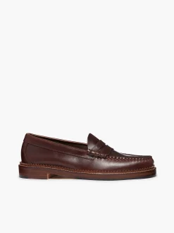 Outlet G.H.BASS 1876 Weejuns Larson Penny Loafers Brown