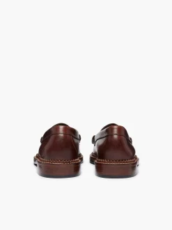 Outlet G.H.BASS 1876 Weejuns Larson Penny Loafers Brown