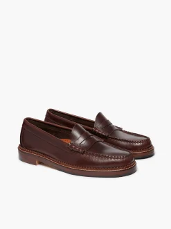 Outlet G.H.BASS 1876 Weejuns Larson Penny Loafers Brown