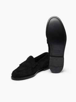 New G.H.BASS Weejuns Larson Penny Loafers Black