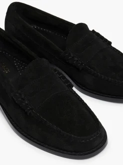 New G.H.BASS Weejuns Larson Penny Loafers Black