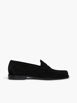 New G.H.BASS Weejuns Larson Penny Loafers Black