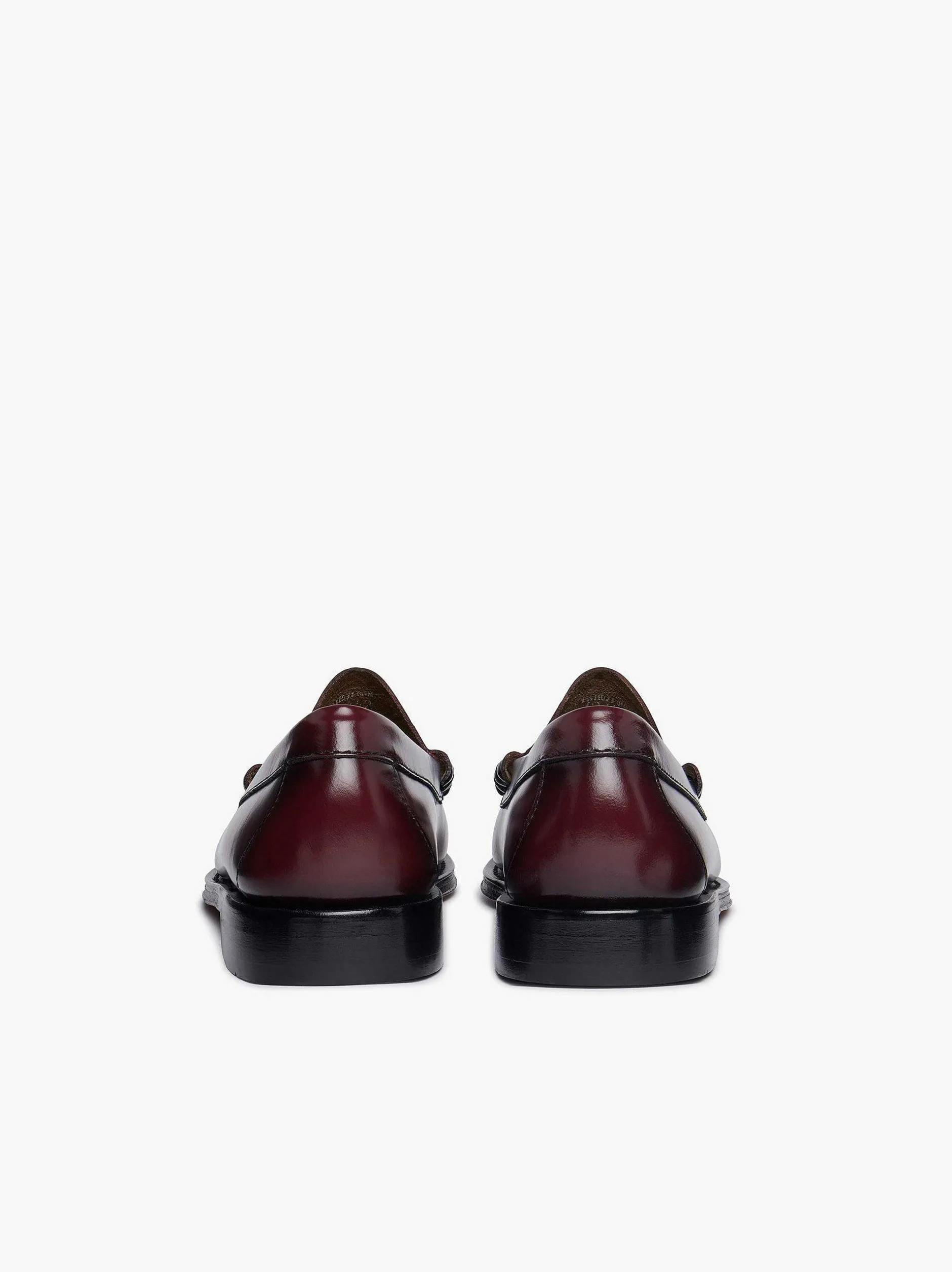 New G.H.BASS Weejuns Larson Penny Loafers Wine