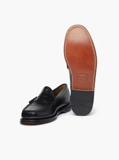 G.H.BASS Weejuns Larson Penny Loafers Black