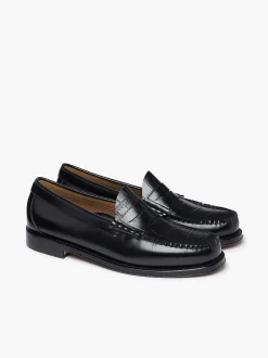G.H.BASS Weejuns Larson Penny Loafers Black