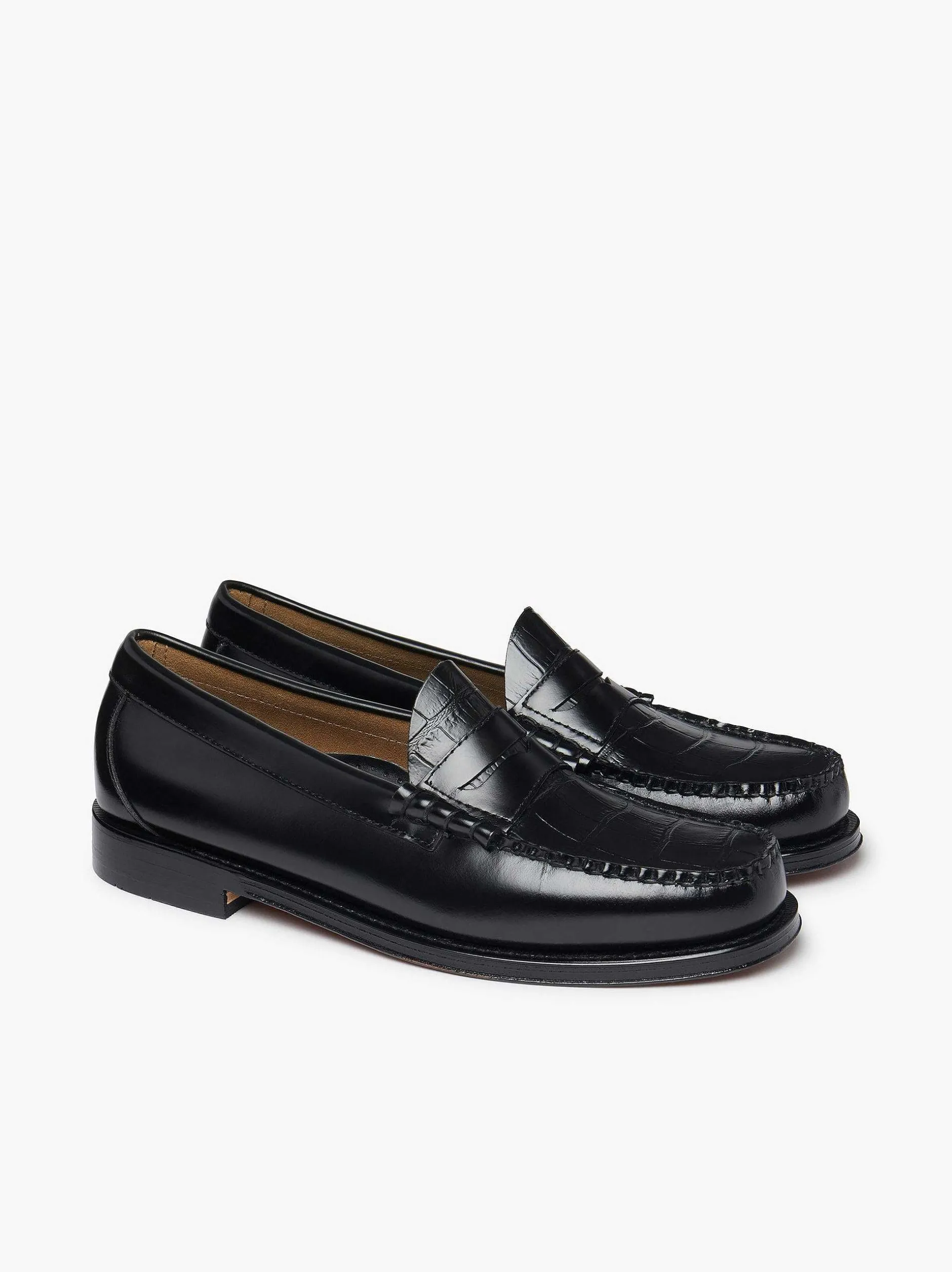 G.H.BASS Weejuns Larson Penny Loafers Black