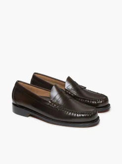 Online G.H.BASS Weejuns Larson Penny Loafers Chocolate