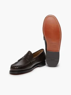 Online G.H.BASS Weejuns Larson Penny Loafers Chocolate