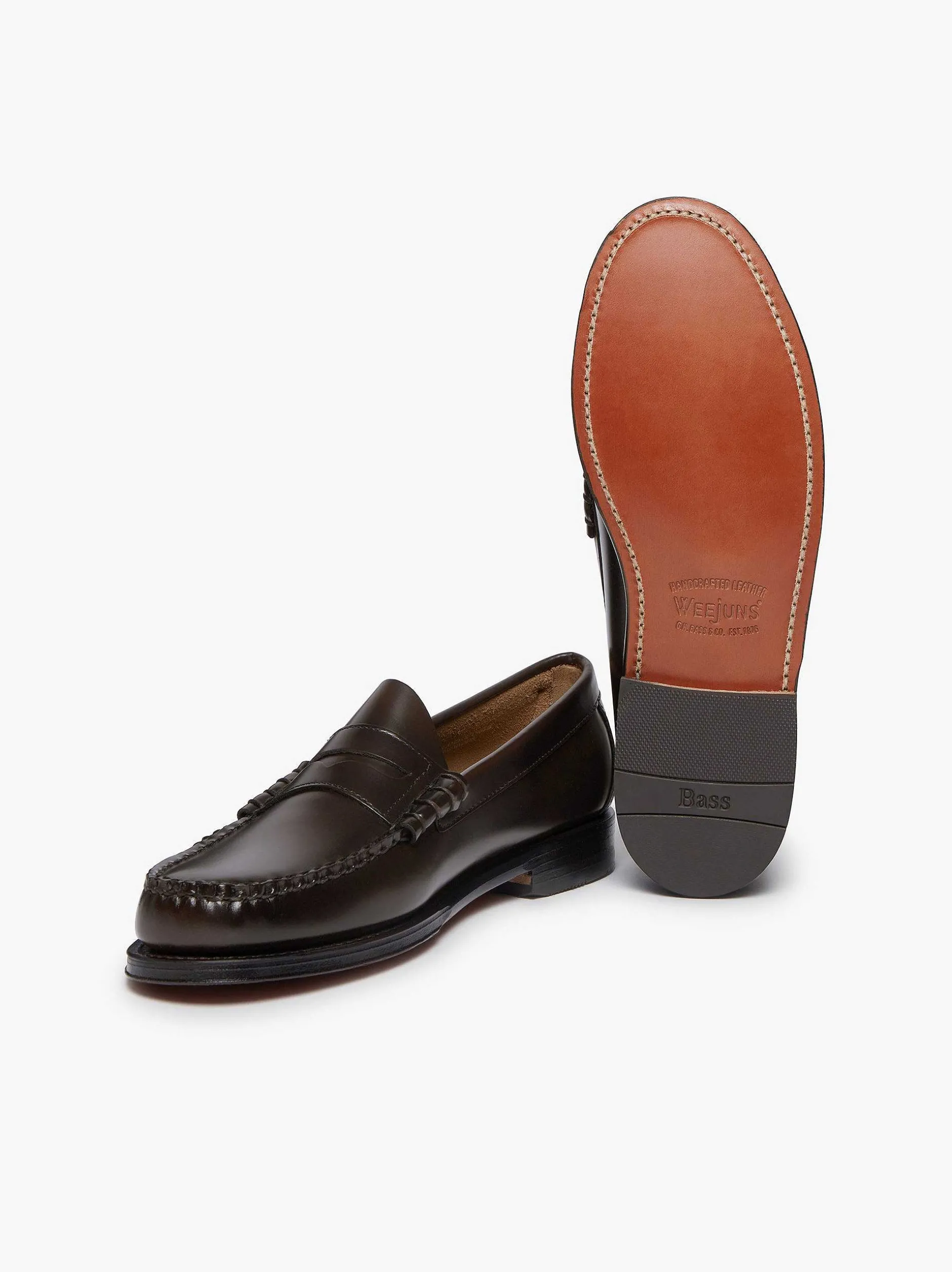Online G.H.BASS Weejuns Larson Penny Loafers Chocolate