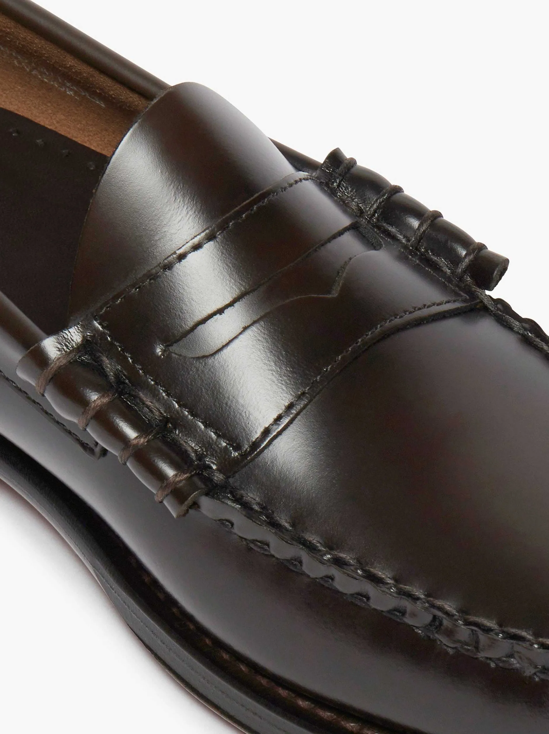 Online G.H.BASS Weejuns Larson Penny Loafers Chocolate