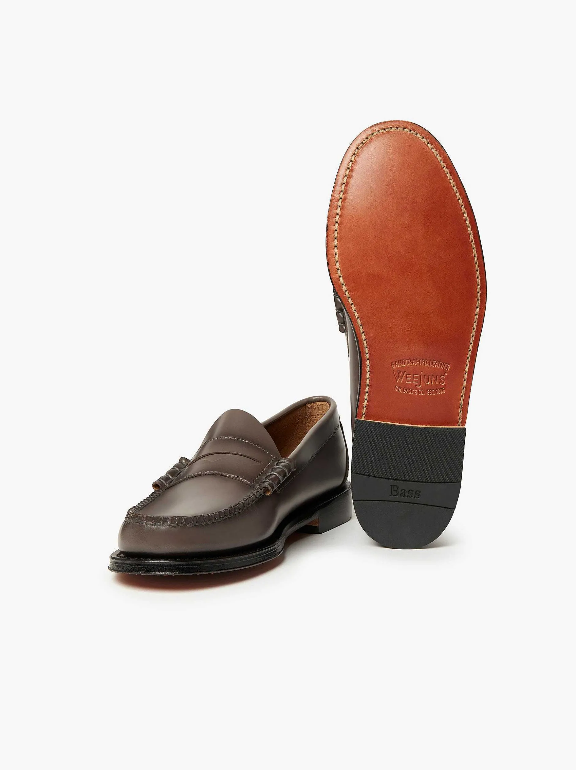Hot G.H.BASS Weejuns Larson Penny Loafers Dark Grey