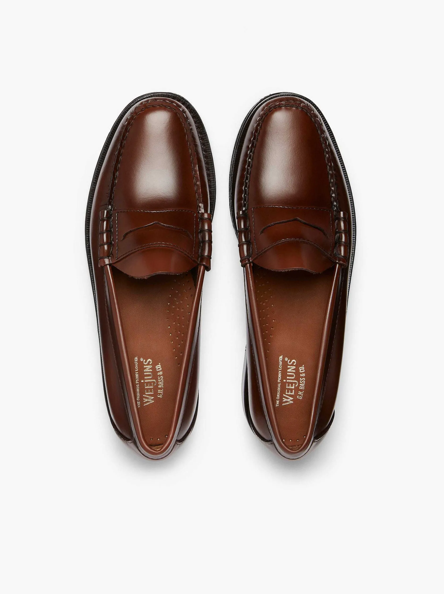 Online G.H.BASS Weejuns Larson Penny Loafers Brown