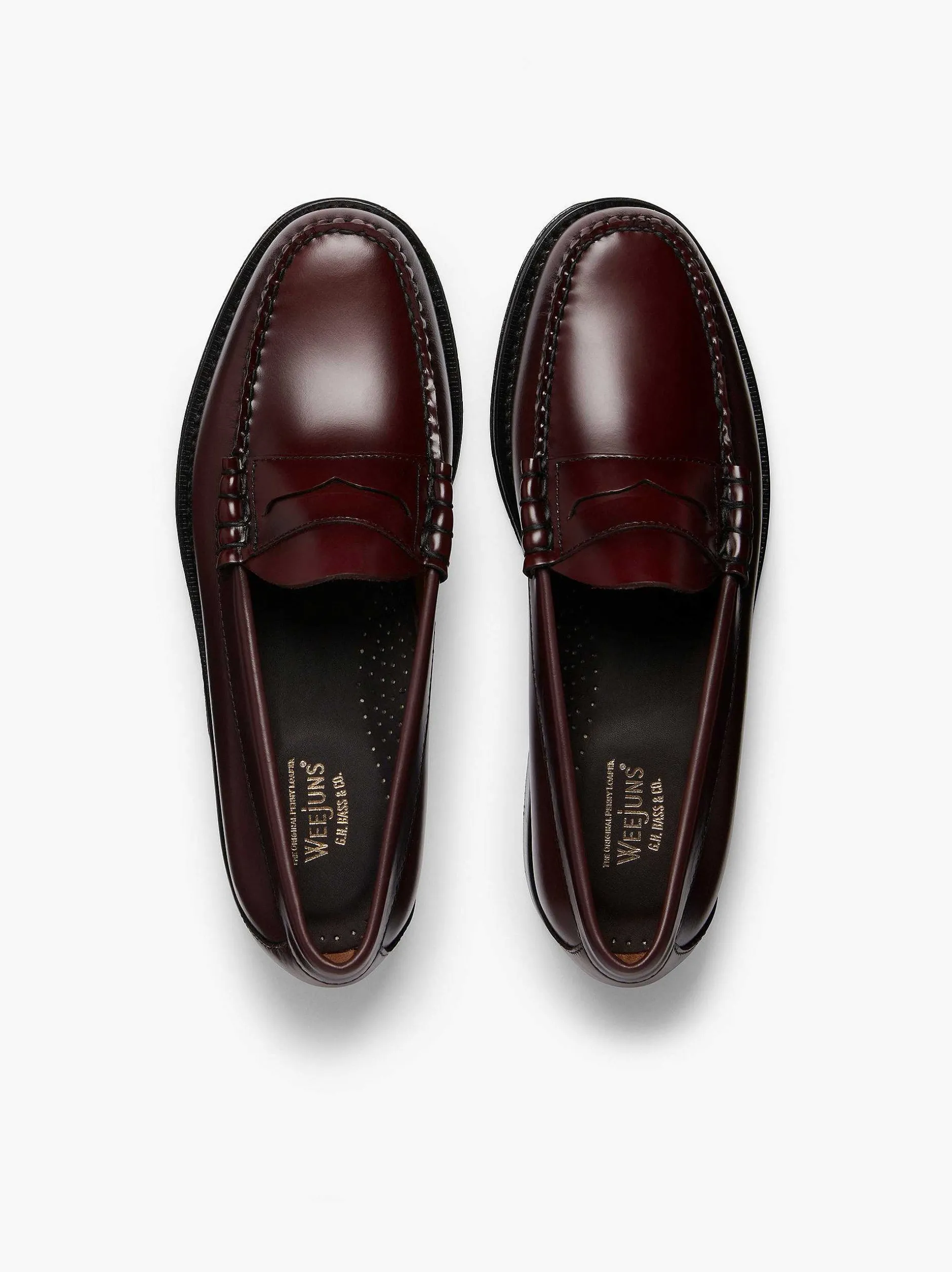 Online G.H.BASS Weejuns Larson Penny Loafers Wine