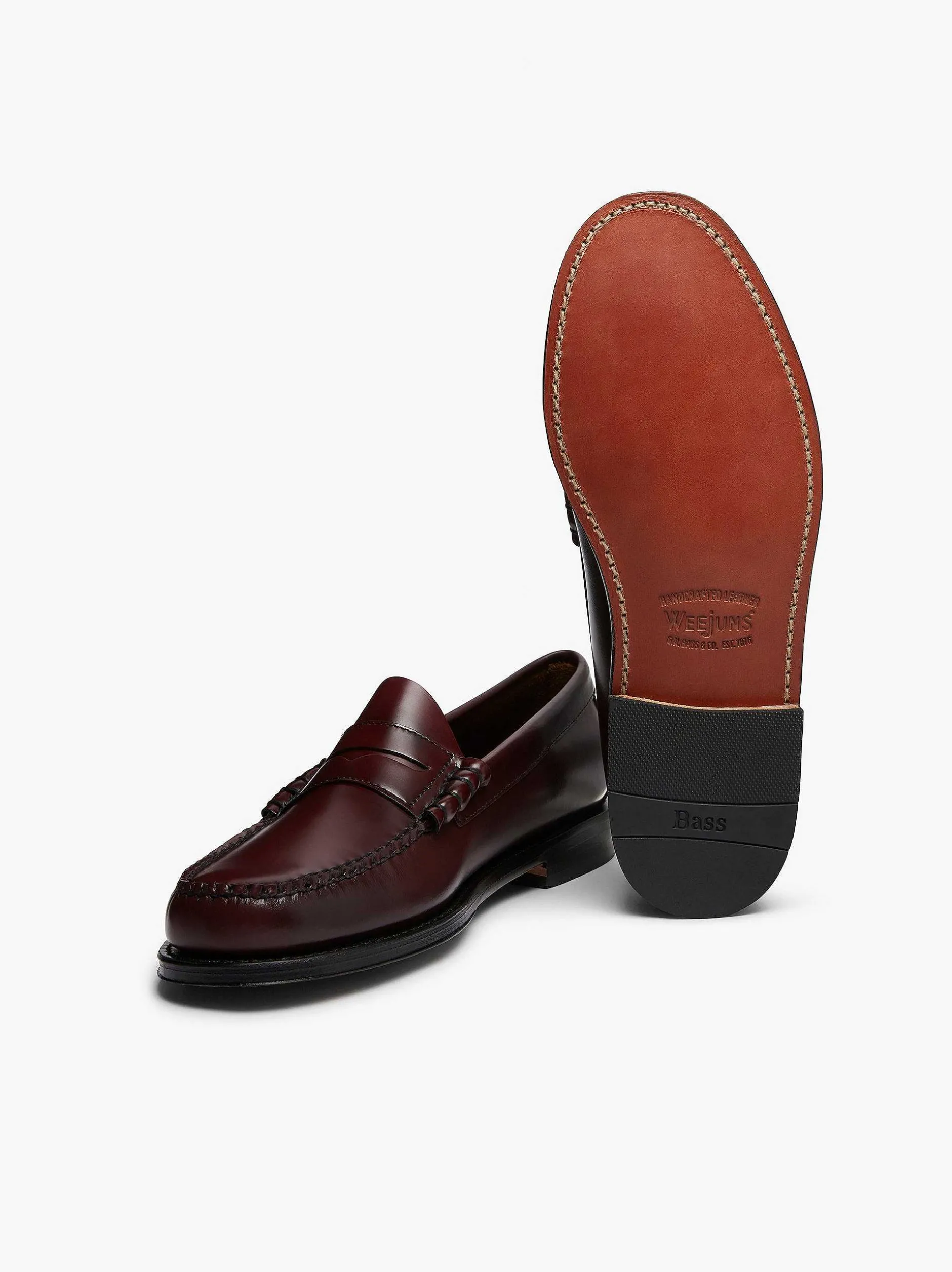 Online G.H.BASS Weejuns Larson Penny Loafers Wine