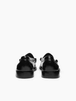 New G.H.BASS Weejuns Larson Penny Loafers Black