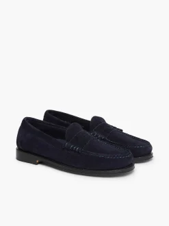 Outlet G.H.BASS Weejuns Larson Penny Loafers Navy