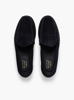 Outlet G.H.BASS Weejuns Larson Penny Loafers Navy