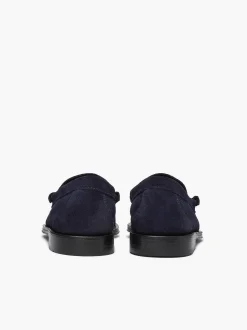 Outlet G.H.BASS Weejuns Larson Penny Loafers Navy