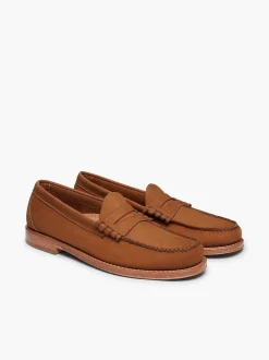 Online G.H.BASS Weejuns Larson Penny Loafers Tan Nubuck