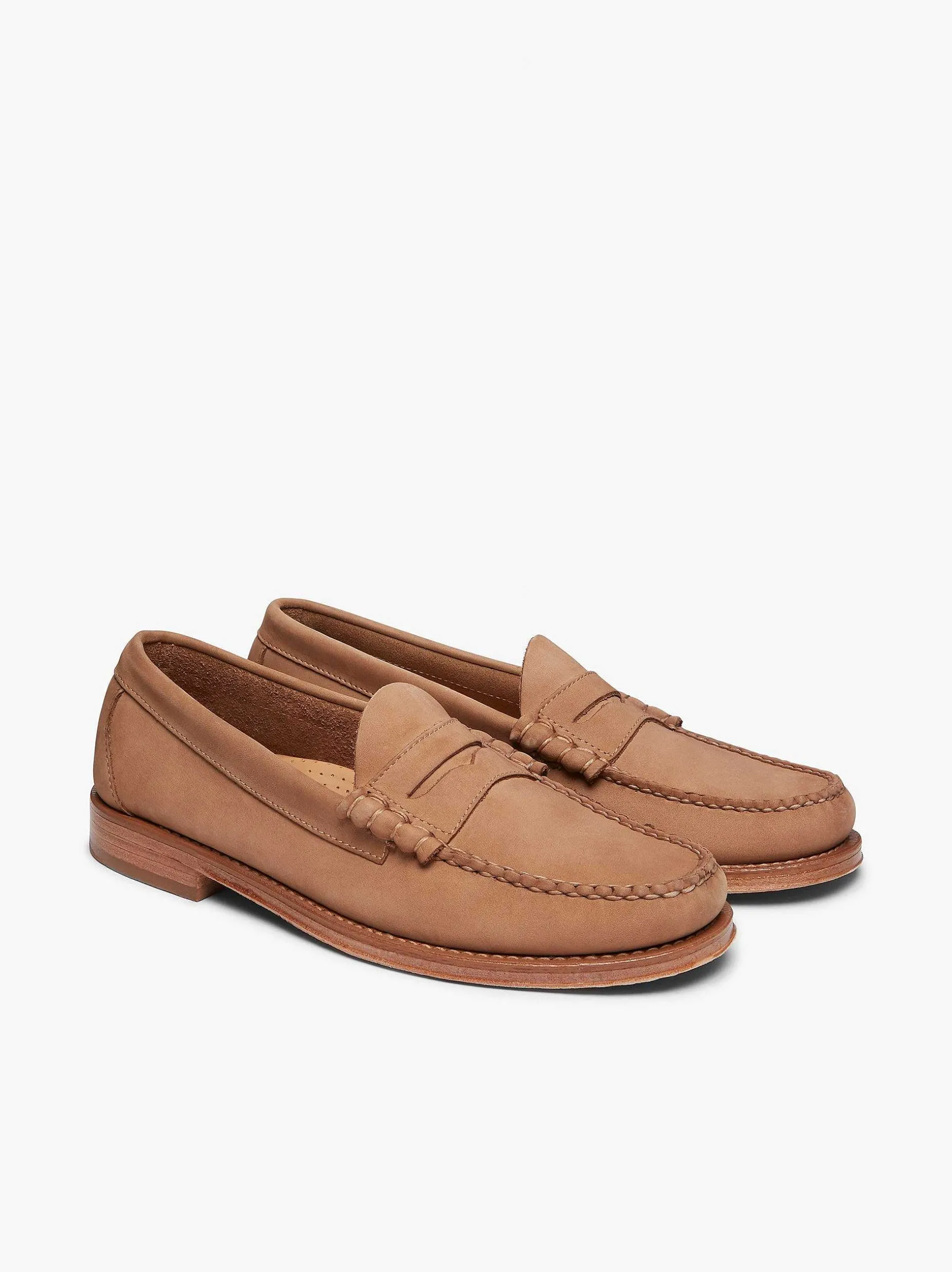 Online G.H.BASS Weejuns Larson Penny Loafers Earth Nubuck