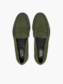 G.H.BASS Weejuns Larson Penny Loafers Dark Green