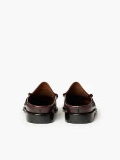 Discount G.H.BASS Weejuns Larson Penny Slides Wine
