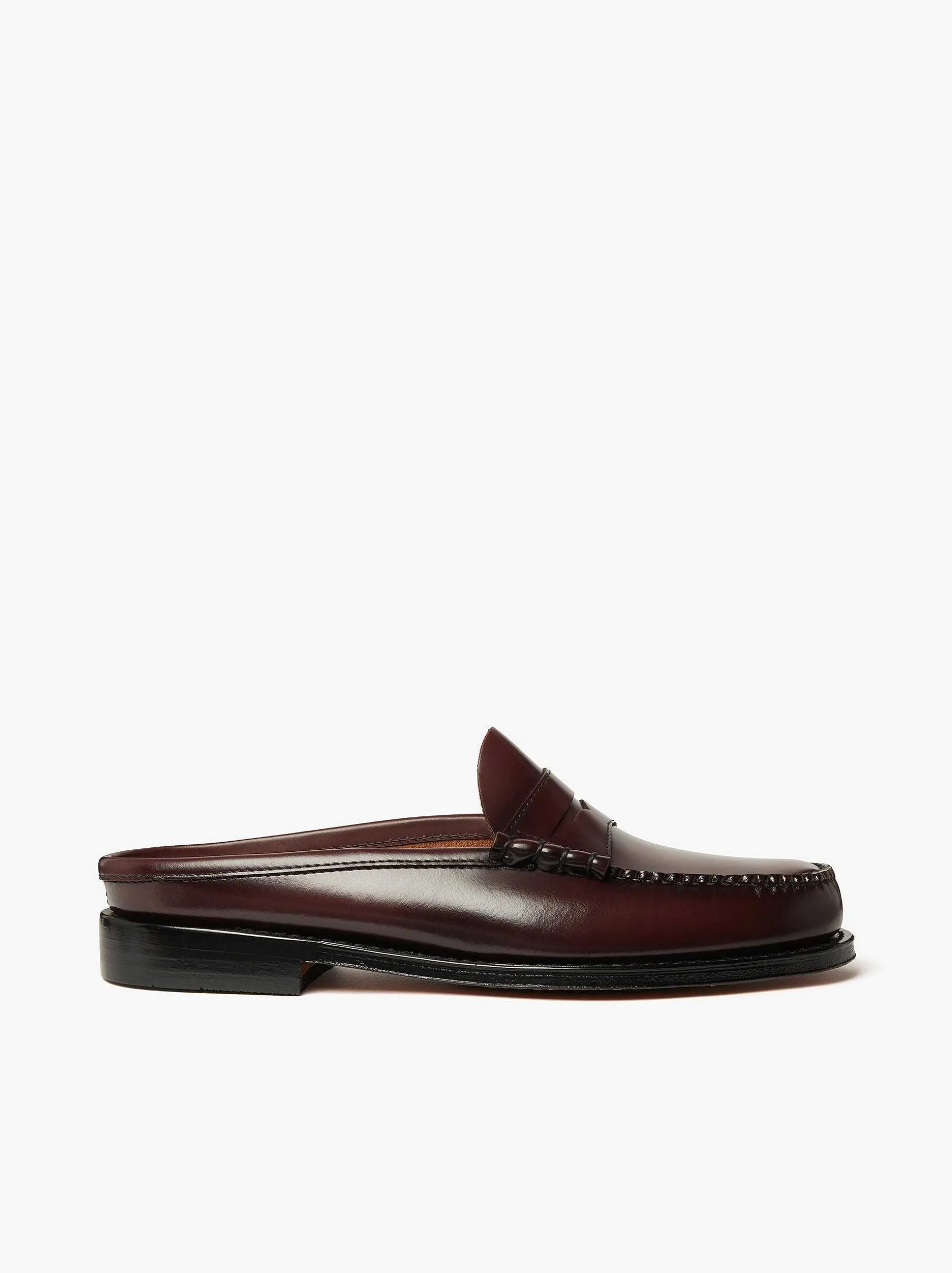 Discount G.H.BASS Weejuns Larson Penny Slides Wine
