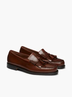 New G.H.BASS Weejuns Layton Kiltie Loafers Brown