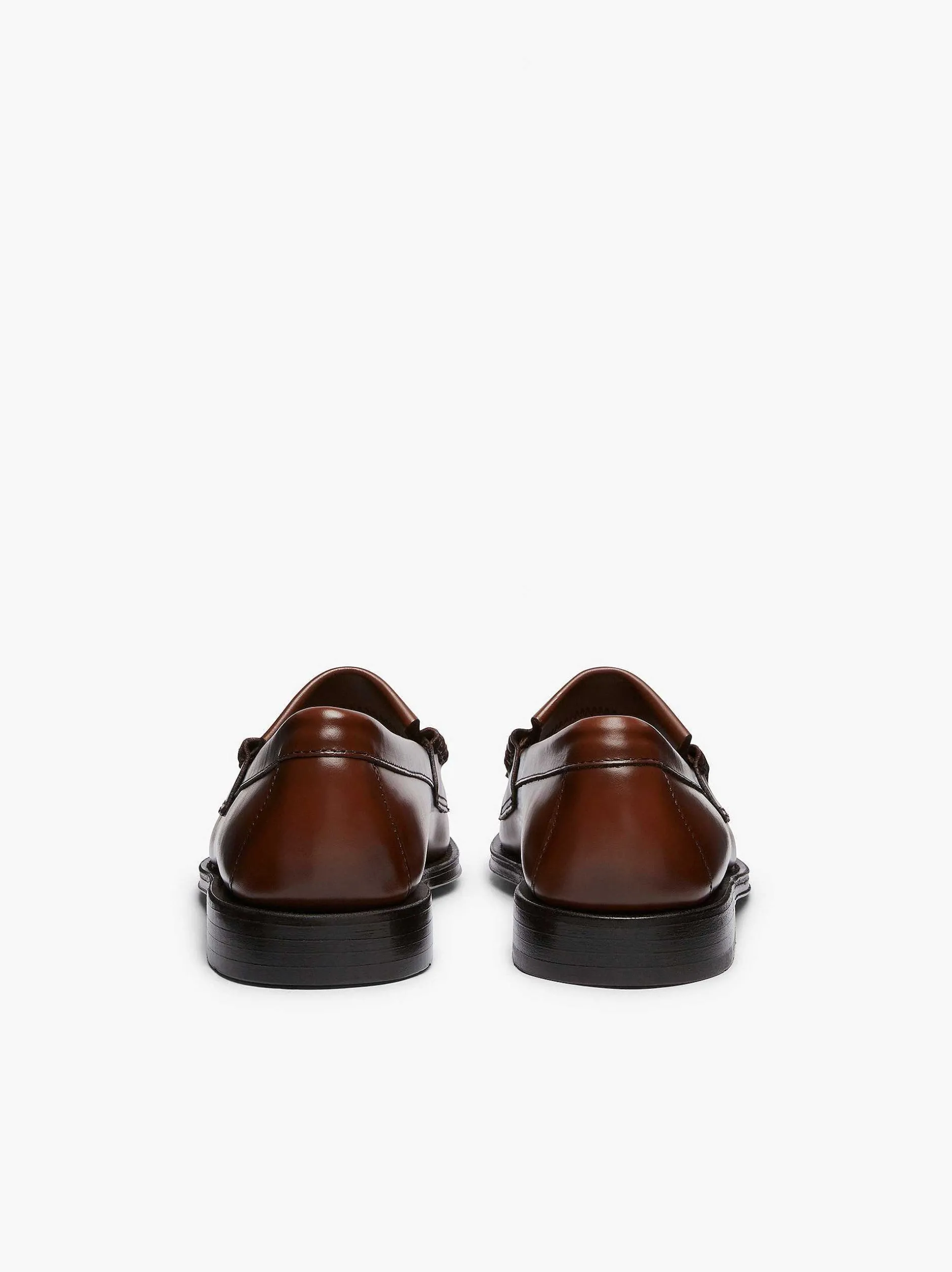 New G.H.BASS Weejuns Layton Kiltie Loafers Brown