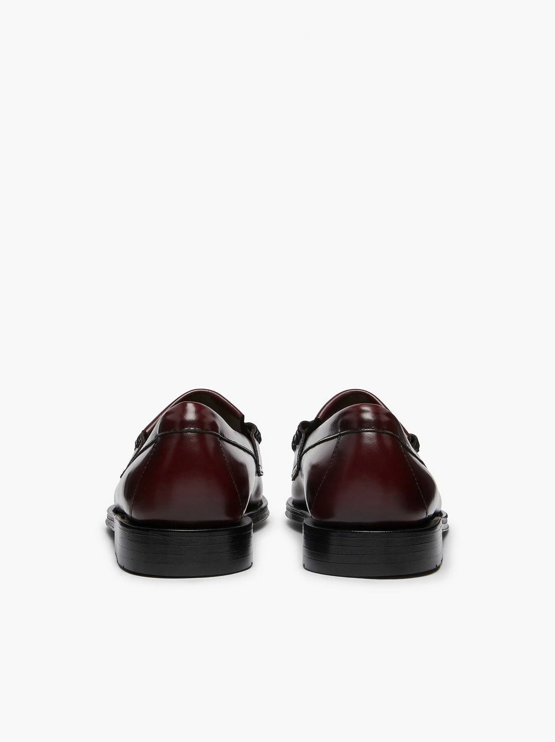 Outlet G.H.BASS Weejuns Layton Kiltie Loafers Wine