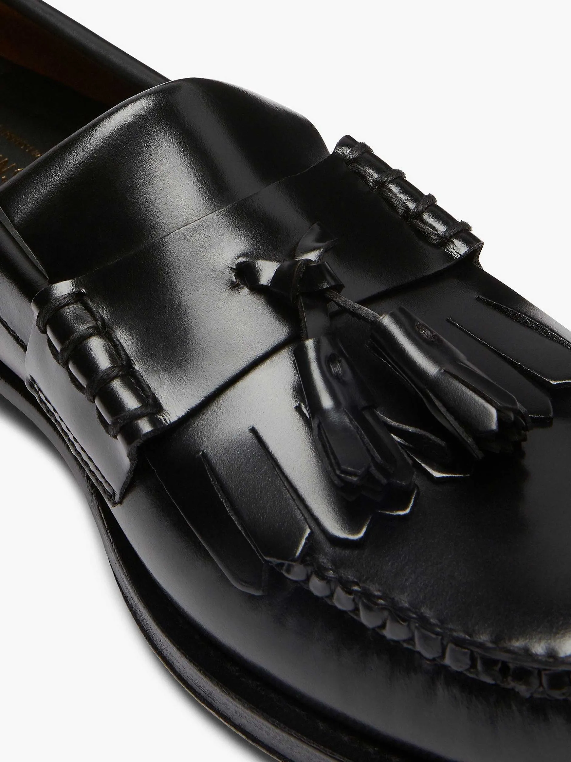 Clearance G.H.BASS Weejuns Layton Kiltie Loafers Black