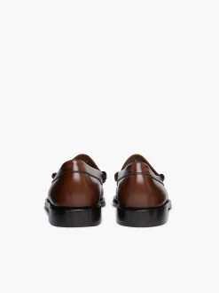 Outlet G.H.BASS Weejuns Lincoln Horsebit Loafers Brown