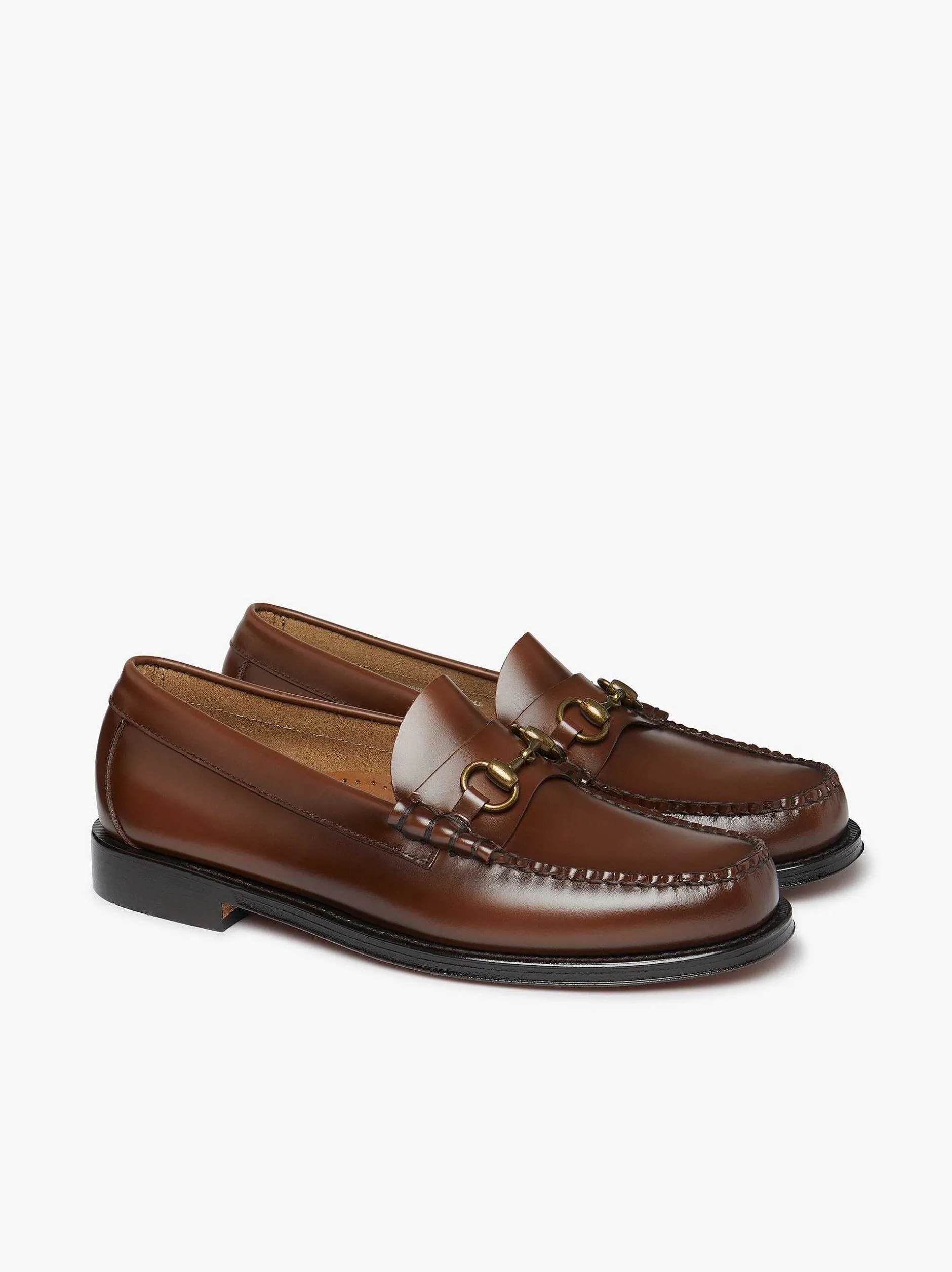 Outlet G.H.BASS Weejuns Lincoln Horsebit Loafers Brown