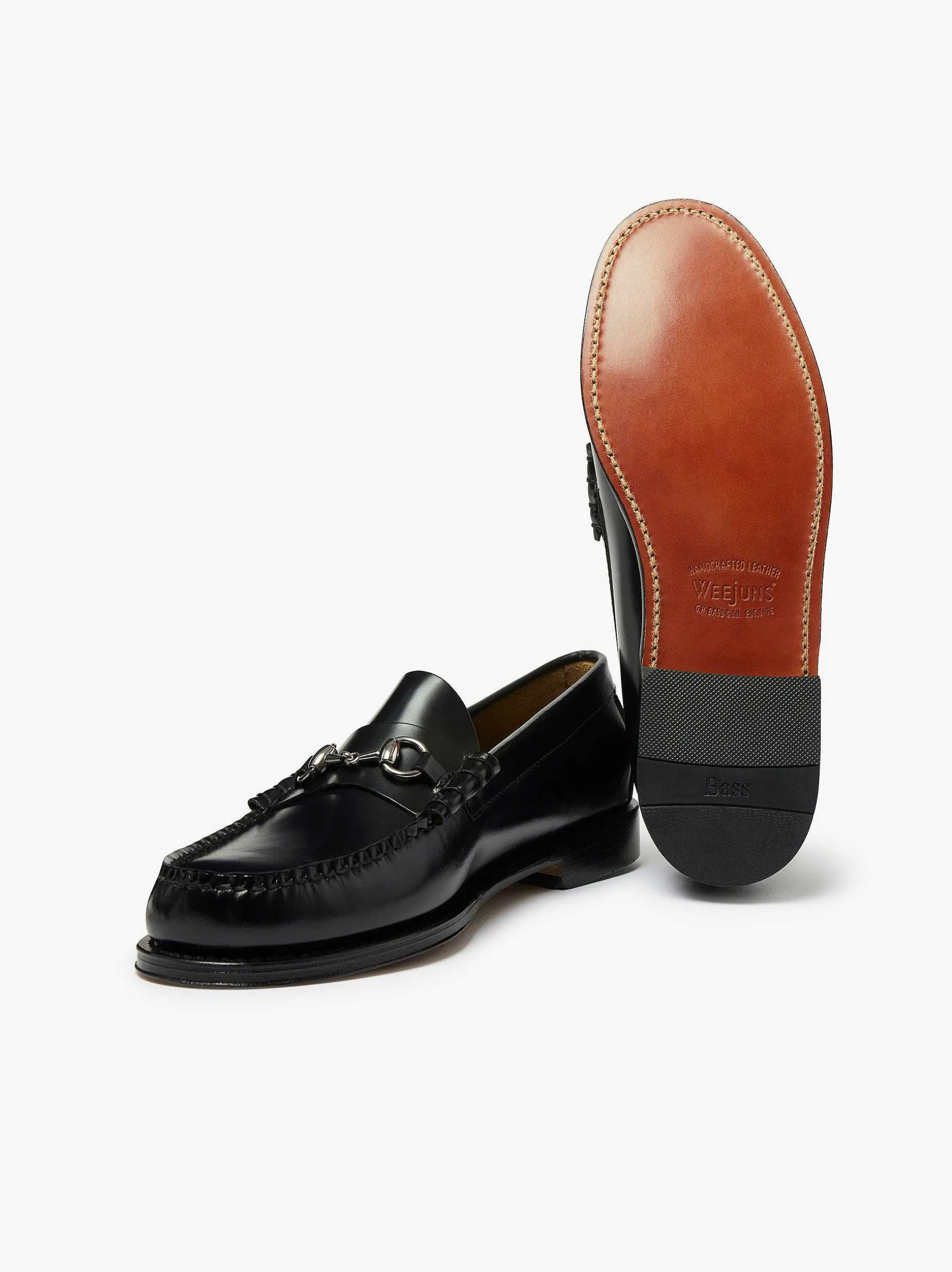 G.H.BASS Weejuns Lincoln Horsebit Loafers Black