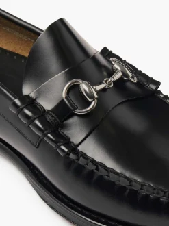 G.H.BASS Weejuns Lincoln Horsebit Loafers Black