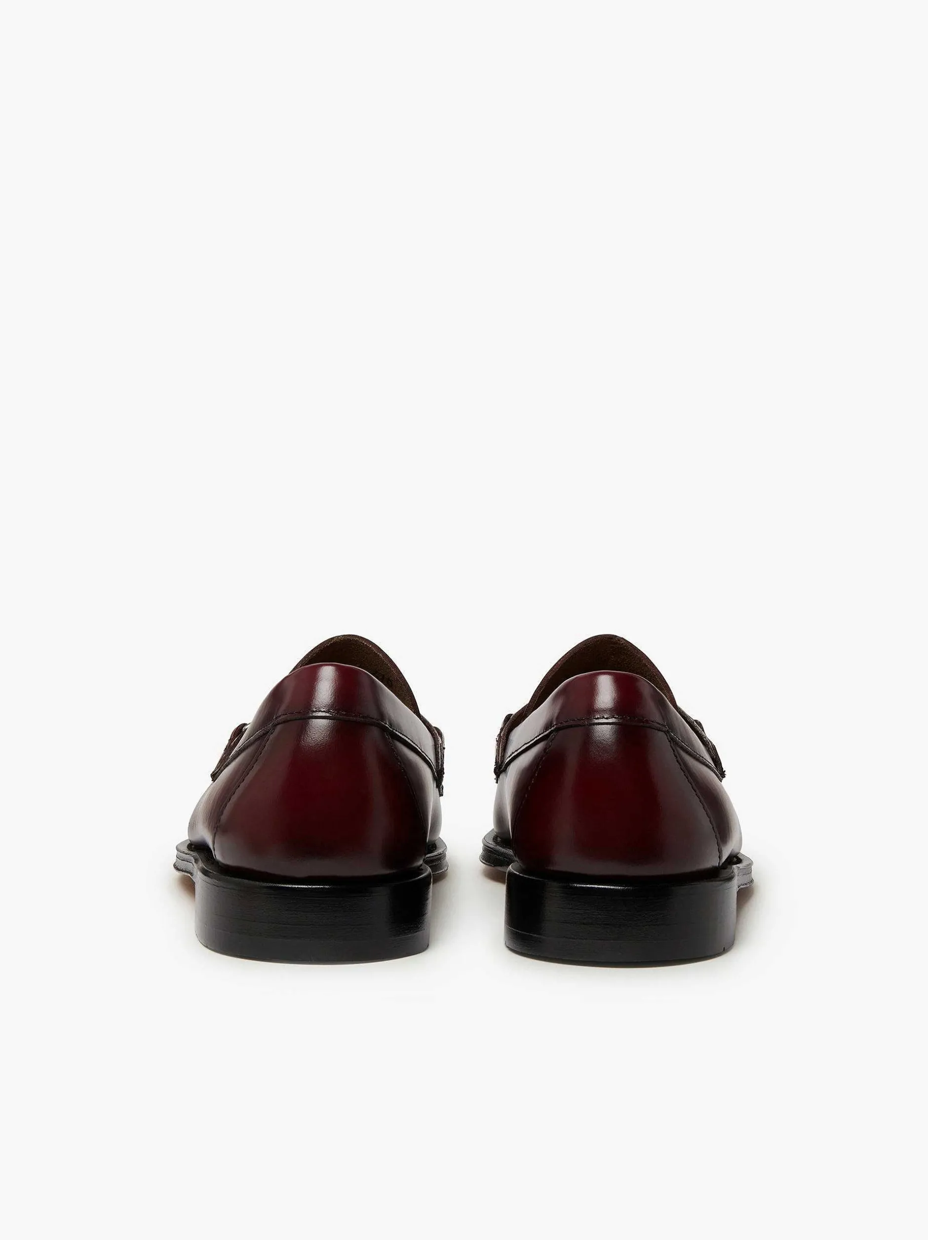 Sale G.H.BASS Weejuns Lincoln Horsebit Tassel Loafers Wine