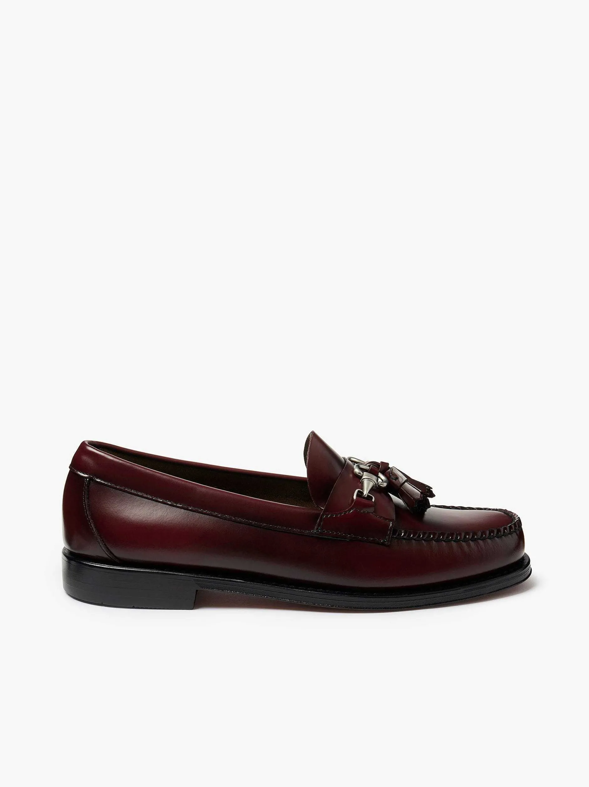 Sale G.H.BASS Weejuns Lincoln Horsebit Tassel Loafers Wine