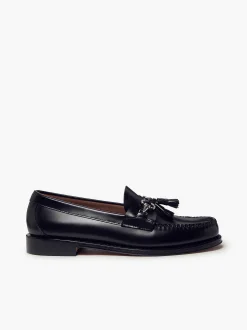 Sale G.H.BASS Weejuns Lincoln Horsebit Tassel Loafers Black