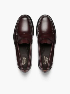 Clearance G.H.BASS Weejuns Logan Penny Loafers Wine