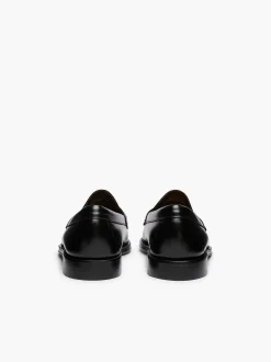 New G.H.BASS Weejuns Logan Penny Loafers Black
