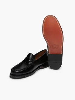 New G.H.BASS Weejuns Logan Penny Loafers Black