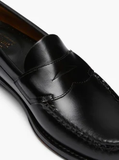 New G.H.BASS Weejuns Logan Penny Loafers Black