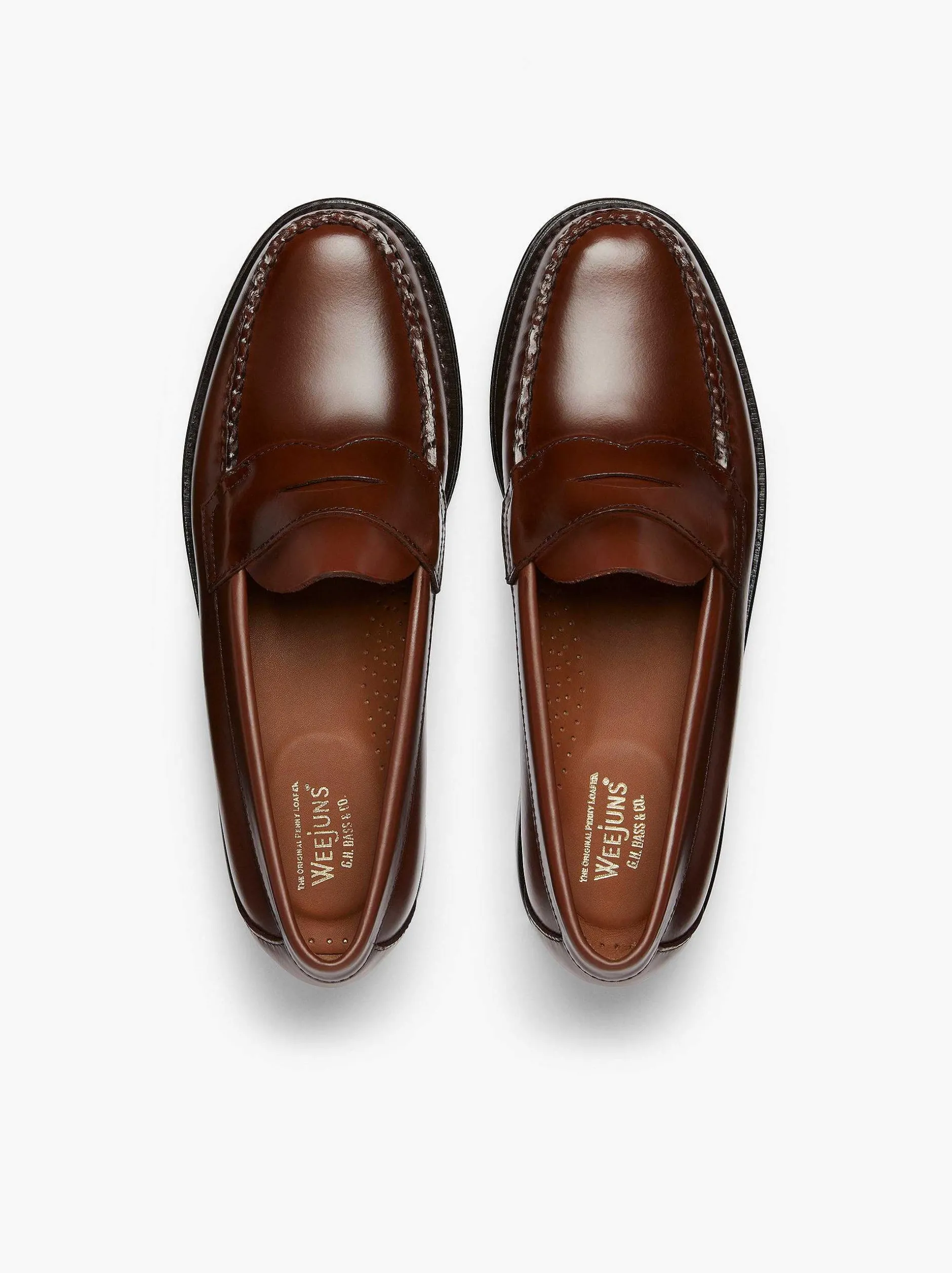 Outlet G.H.BASS Weejuns Logan Penny Loafers Brown