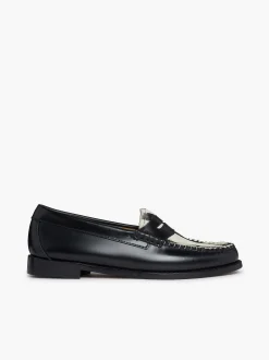 Sale G.H.BASS Weejuns Penny Loafers Zebra Print & Black