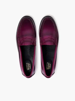 Best G.H.BASS Weejuns Penny Loafers Dark Red