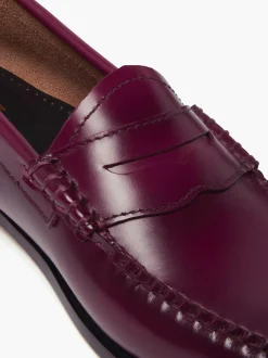 Best G.H.BASS Weejuns Penny Loafers Dark Red