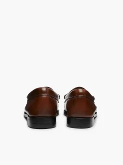 Outlet G.H.BASS Weejuns Penny Loafers Cognac