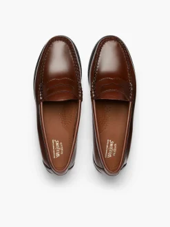 Outlet G.H.BASS Weejuns Penny Loafers Cognac
