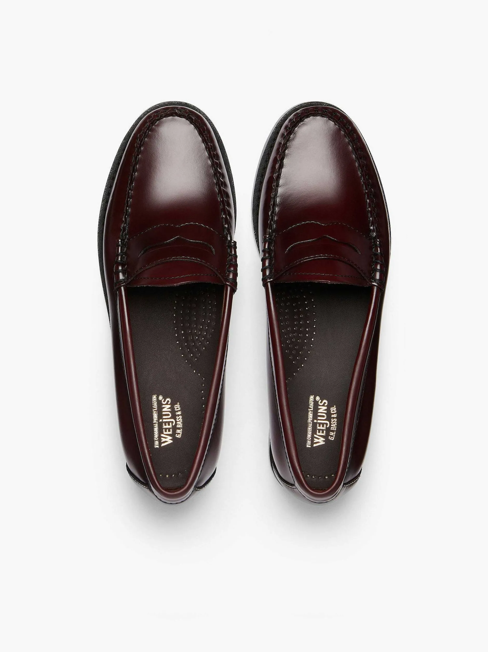 Sale G.H.BASS Weejuns Penny Loafers Wine