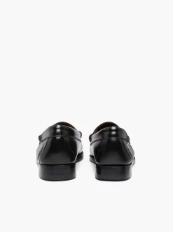 Online G.H.BASS Weejuns Penny Love Loafers Silver & Black